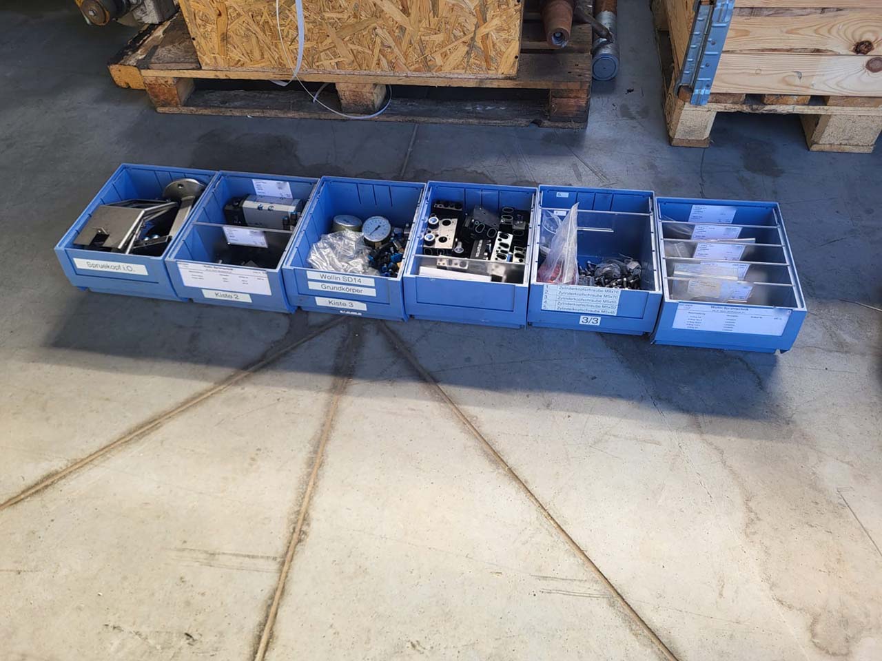 Wollin mirco die spraying tools ZU2262, used Wollin mirco die spraying tools ZU2262, used
