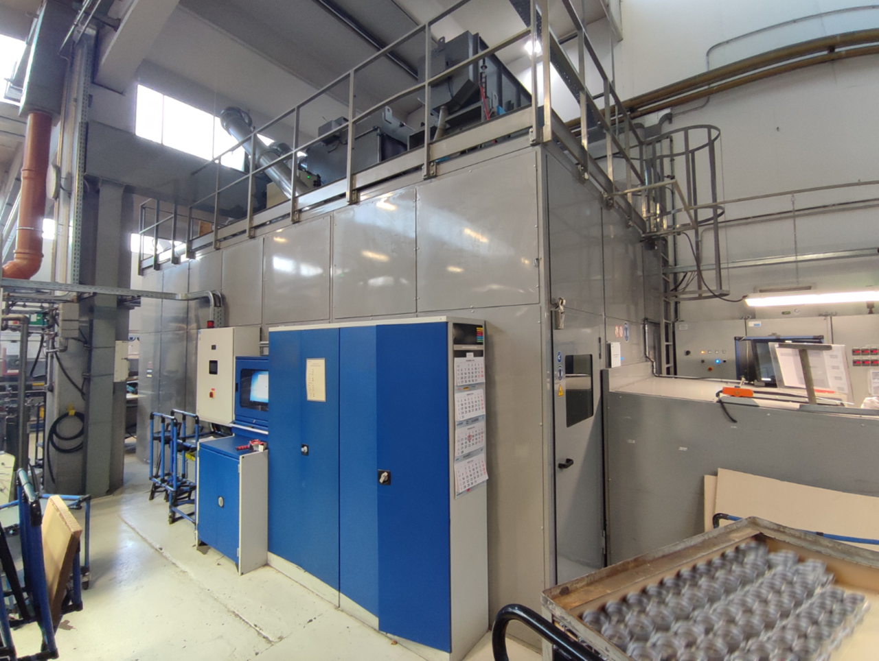Interflex 1000-8TP1EUB-SM shot blasting machine SA2130, used Interflex 1000-8TP1EUB-SM shot blasting machine SA2130, used