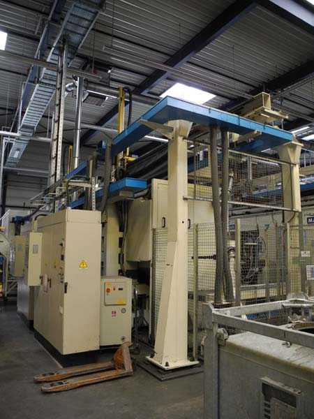 Maus drilling- and turning center for aluminium wheels line 6, used