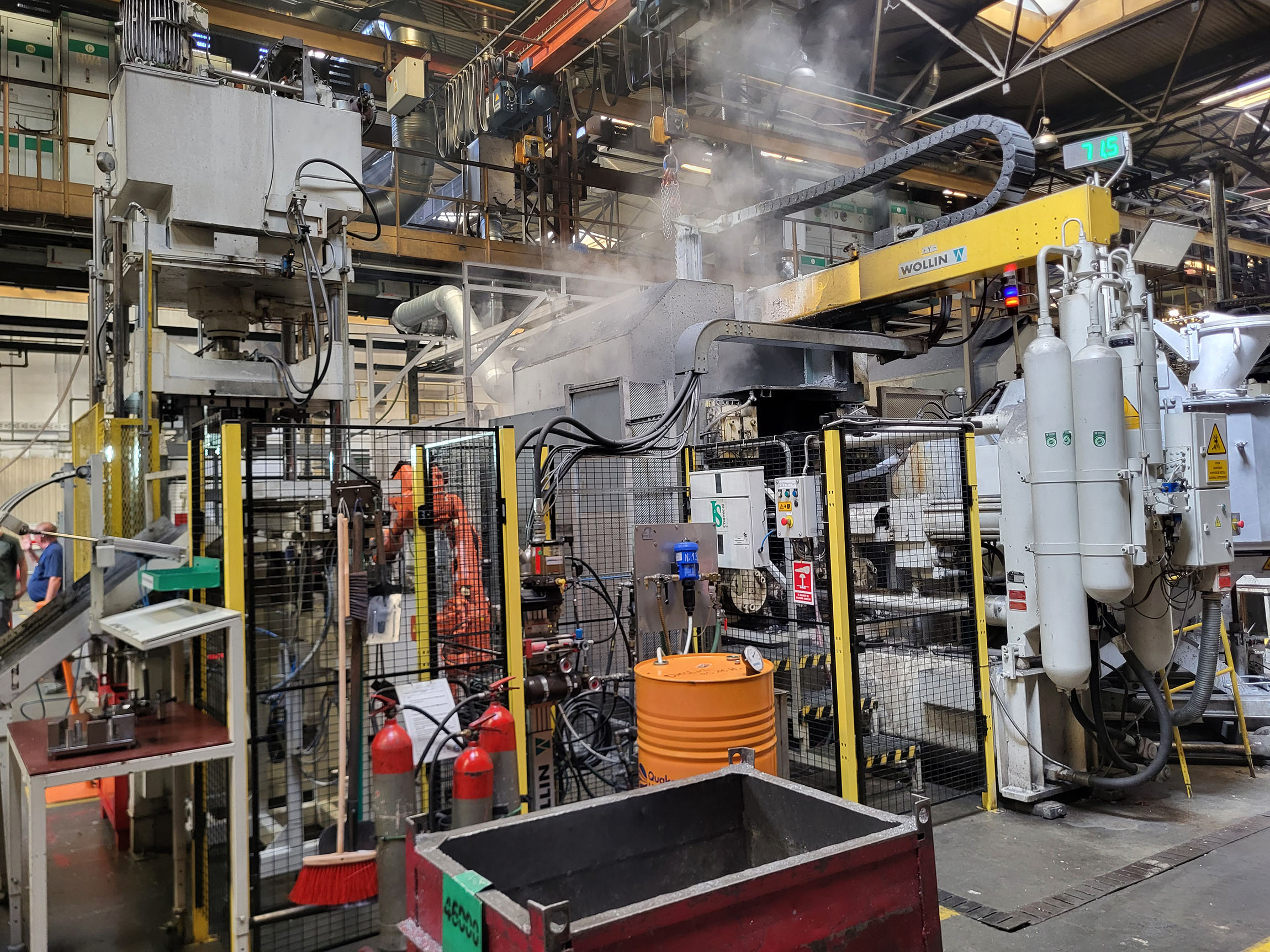 Bühler SC D/84 cold chamber die casting machine KK1694, used