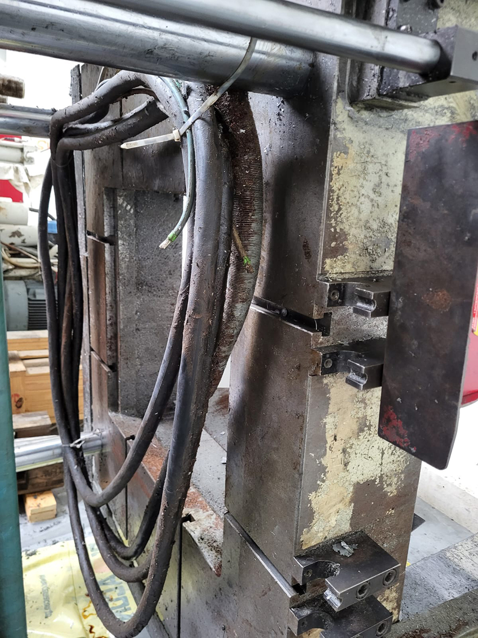 Tecnopres KZP 40 trimming press EP1996, used Tecnopres KZP 40 trimming press EP1996, used