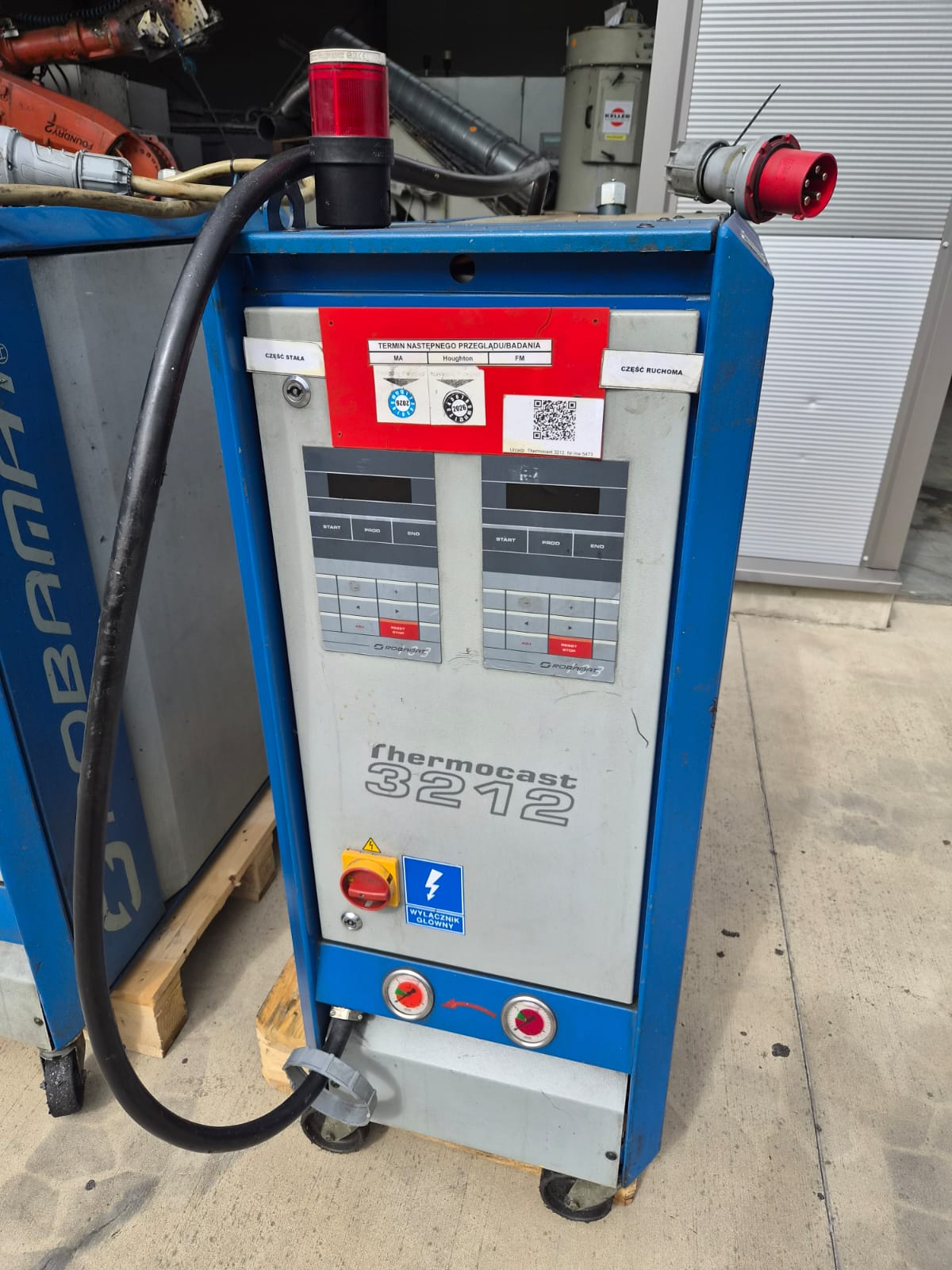 Robamat Thermocast 3212 oil temperature control unit ZU2290, used