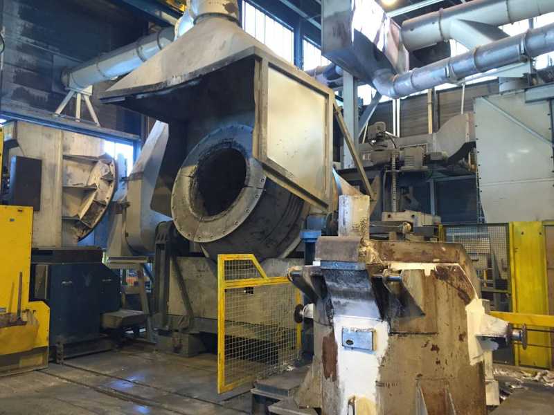 FUMITHERM rotary melting furnace inc. holding furnace, used O1617