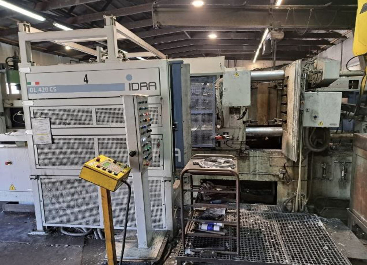 Idra OL 420 CS cold chamber die casting machine KK1653, used