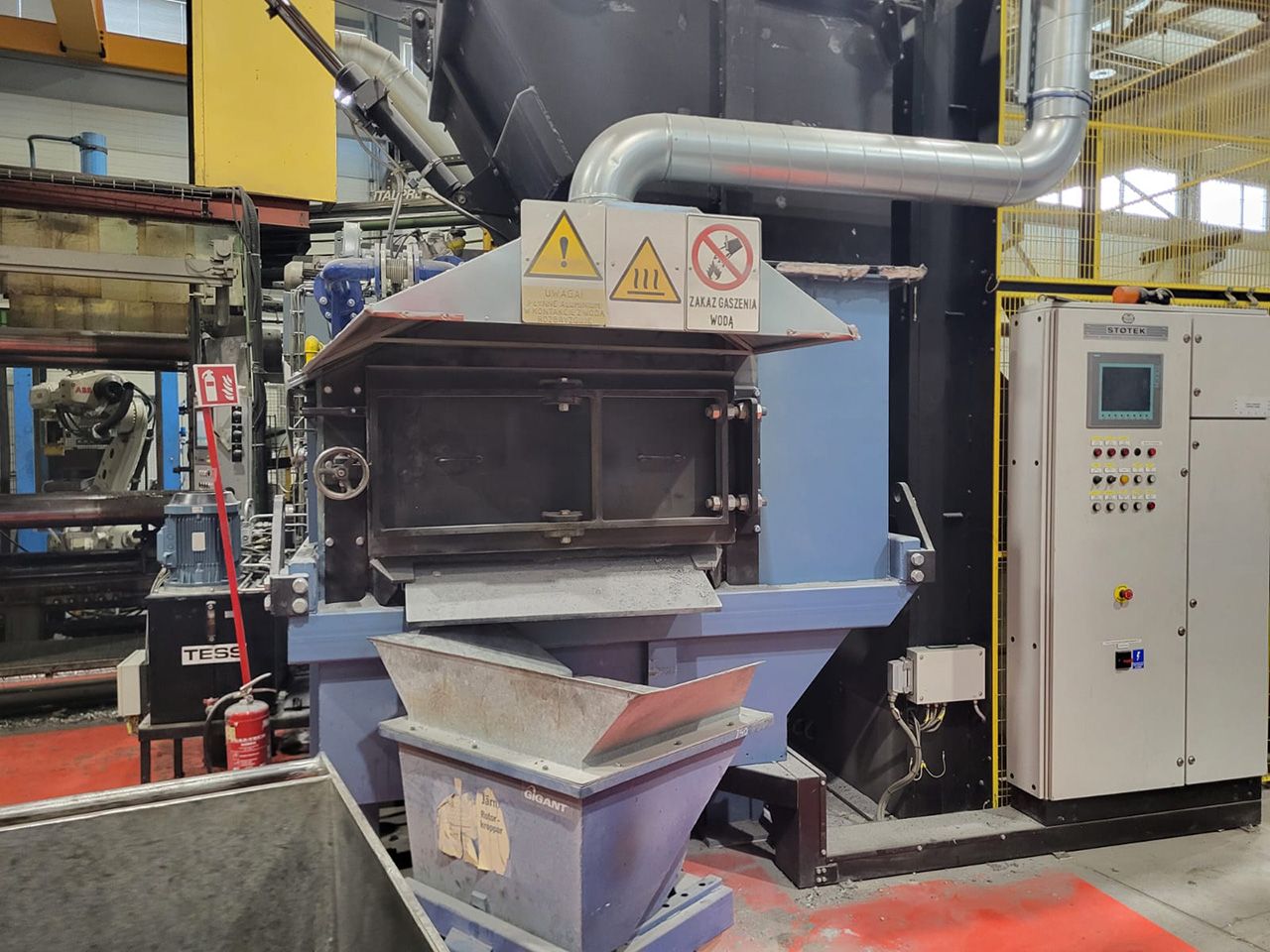 STOTEK SMGS 0.5 - 1.5 melting and holding furnace O1842, used STOTEK SMGS 0.5 - 1.5 melting and holding furnace O1842, used