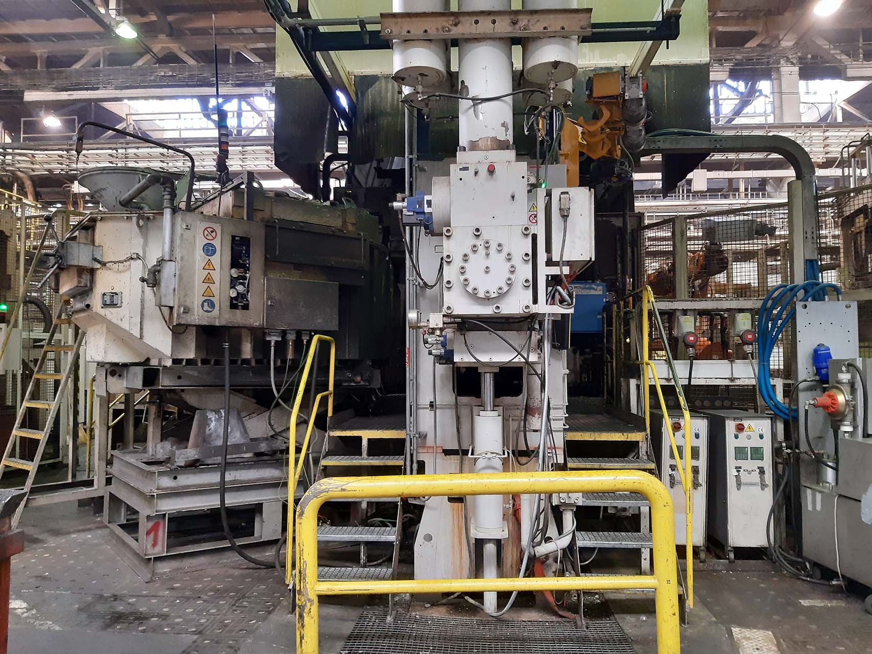 Frech GDK 1600-130 OC cold chamber die casting machine KK1637, used