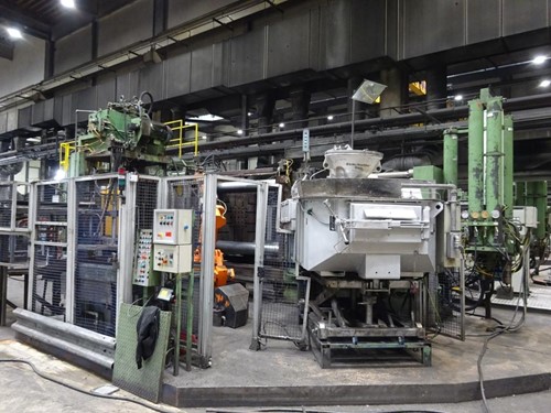 Oleo Press OL 1500 cold chamber die casting machine KK1589, used