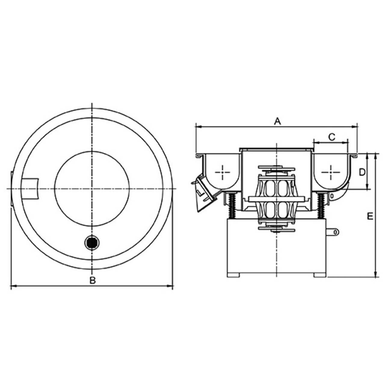 Walter Trowal S7 1 rotary vibratory finishing machine GA2229, used