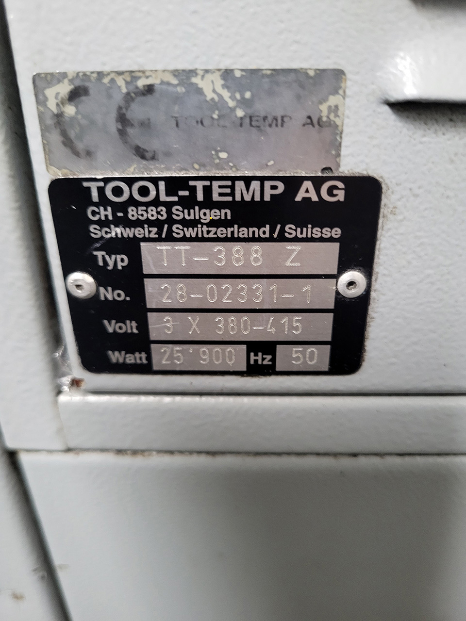 ToolTemp TT-388 temperature control unit ZU2230, used ToolTemp TT-388 temperature control unit ZU2230, used