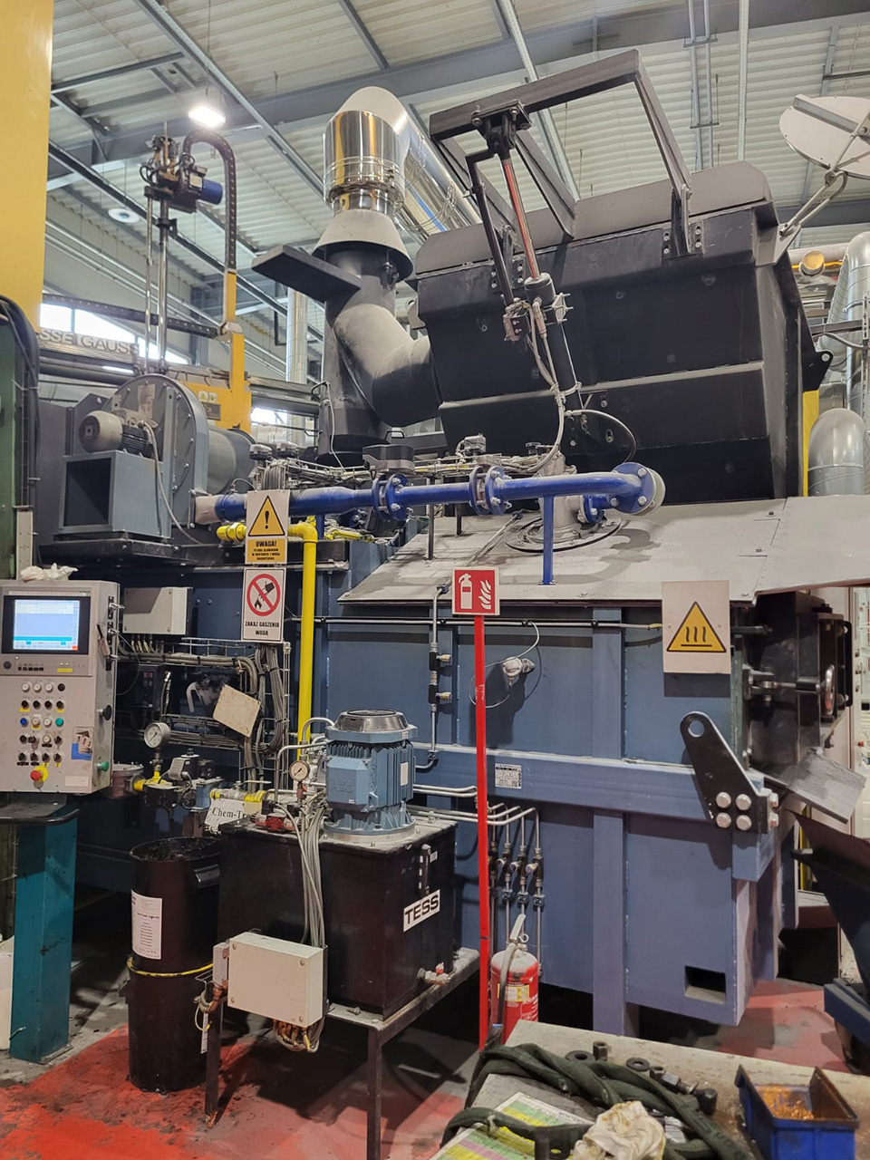 STOTEK SMGS 0.5 - 1.5 melting and holding furnace O1842, used STOTEK SMGS 0.5 - 1.5 melting and holding furnace O1842, used