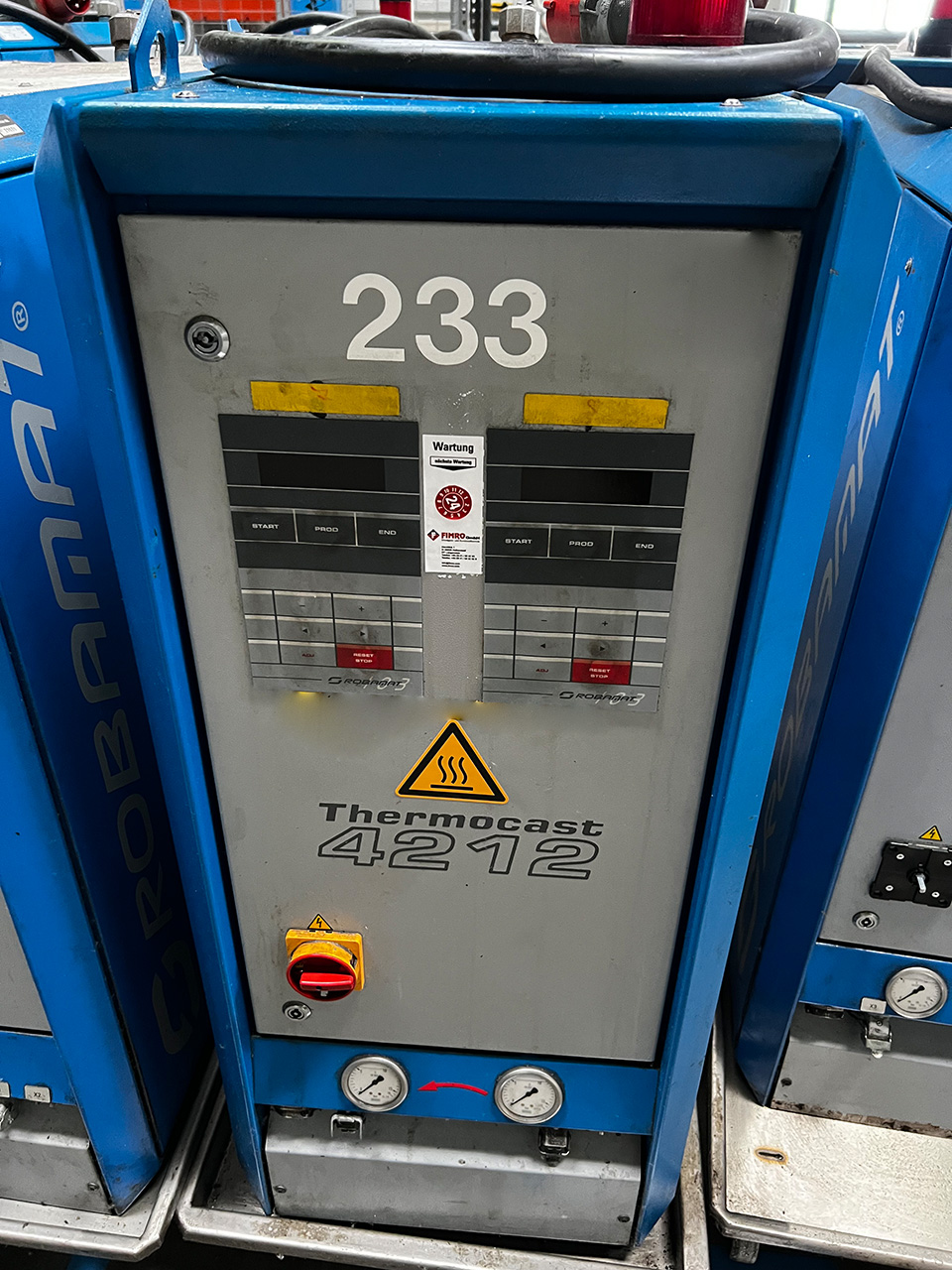 Robamat Thermocast 4212 oil temperature control unit ZU2254, used