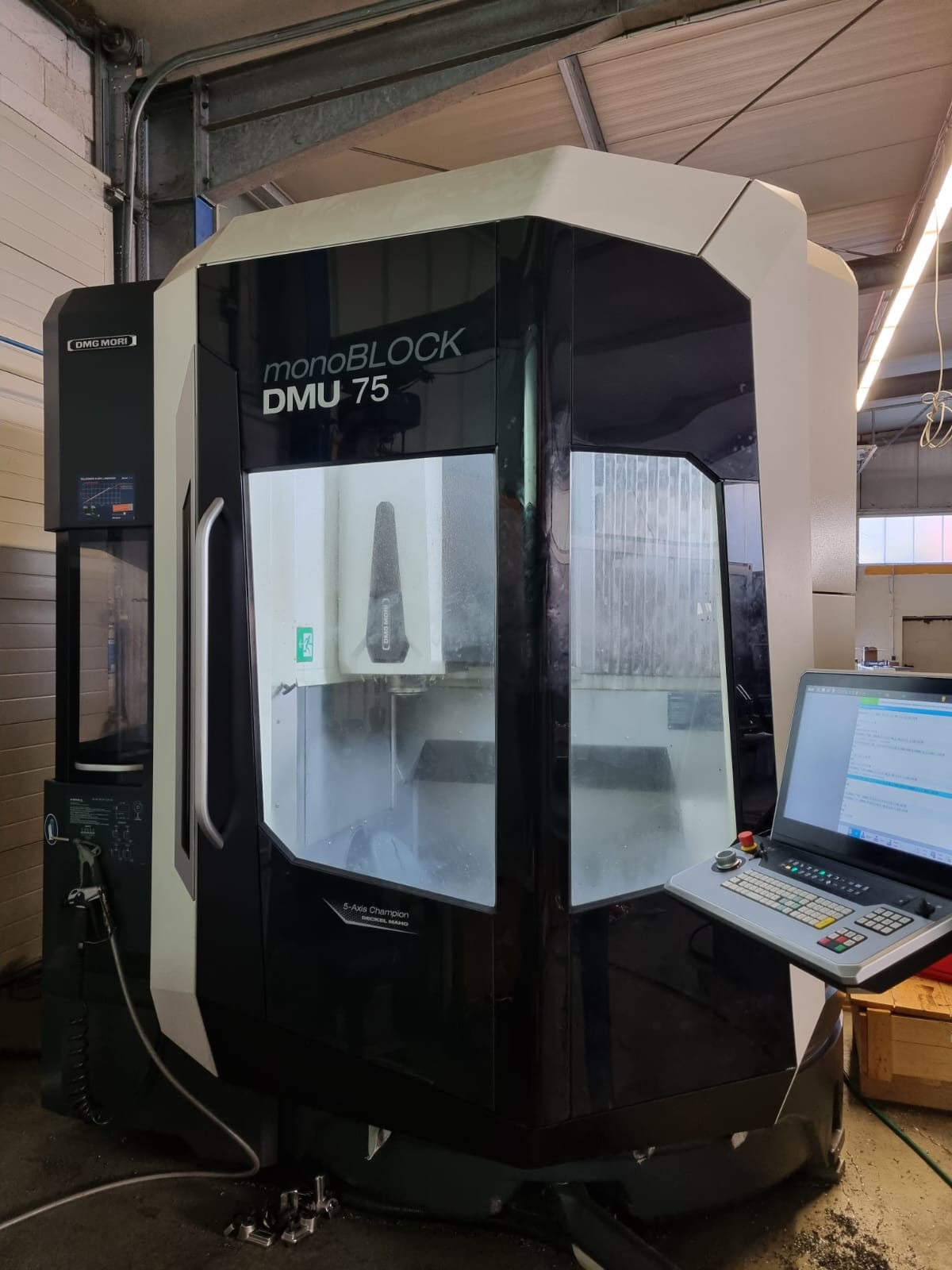DMG MORI DMU 75 monoBLOCK – 5-Axis CNC Machining Centre BA2355, used
