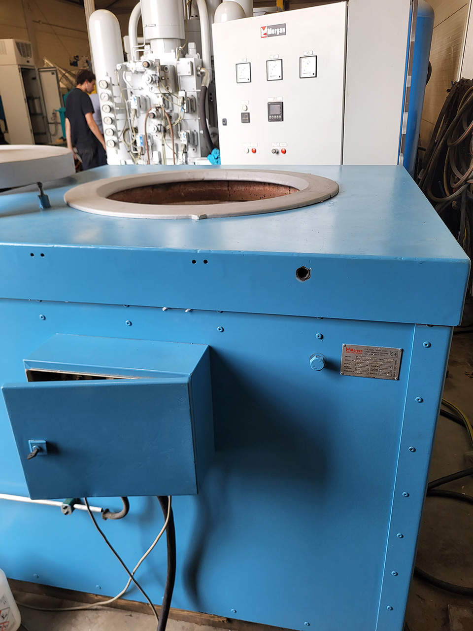 MORGAN MKV E ERBO 500 crucible furnace O1804, used MORGAN MKV E ERBO 500 crucible furnace O1804, used