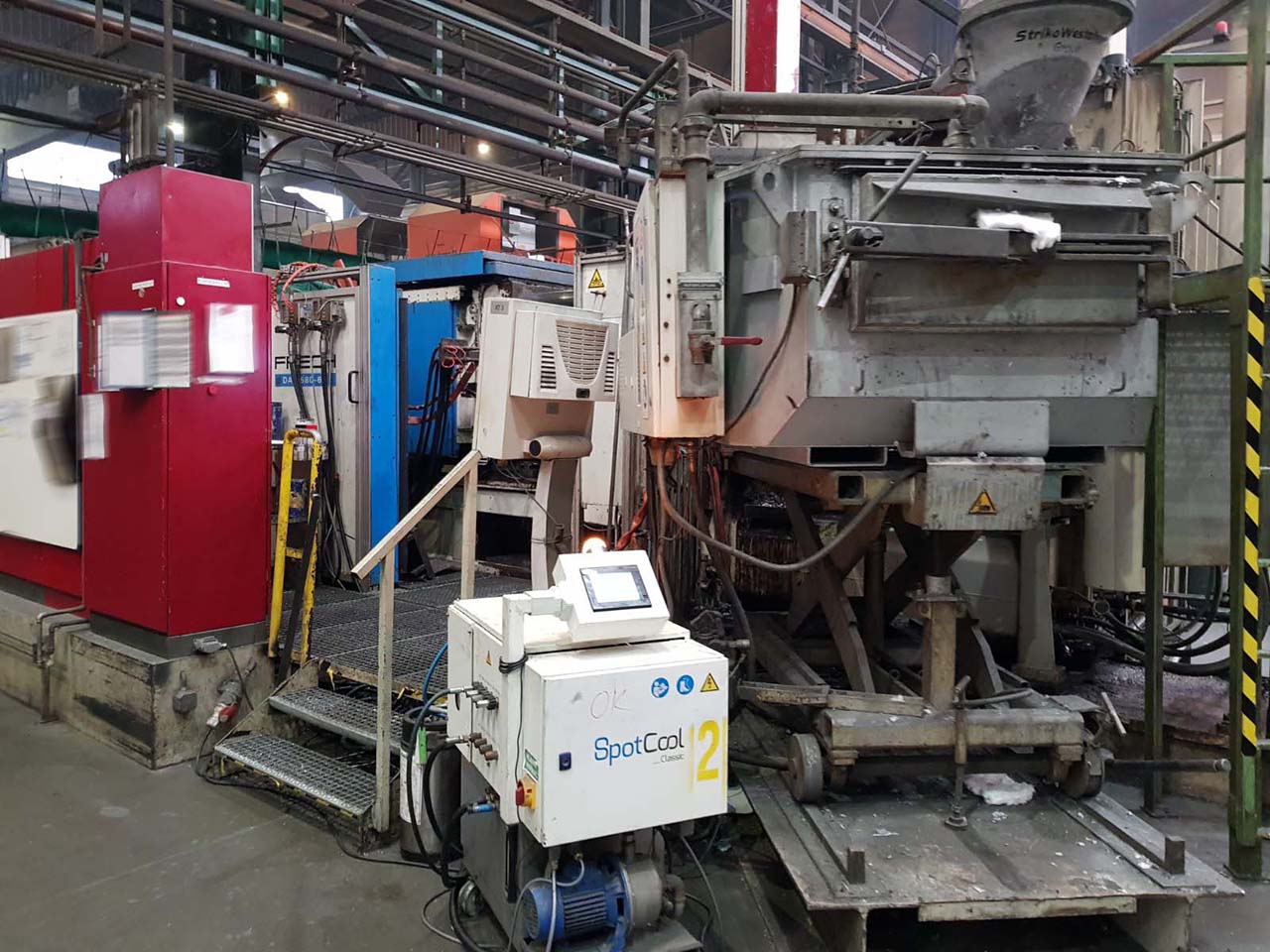 Frech DAK 580-62 RC cold chamber die casting machine KK1612, used