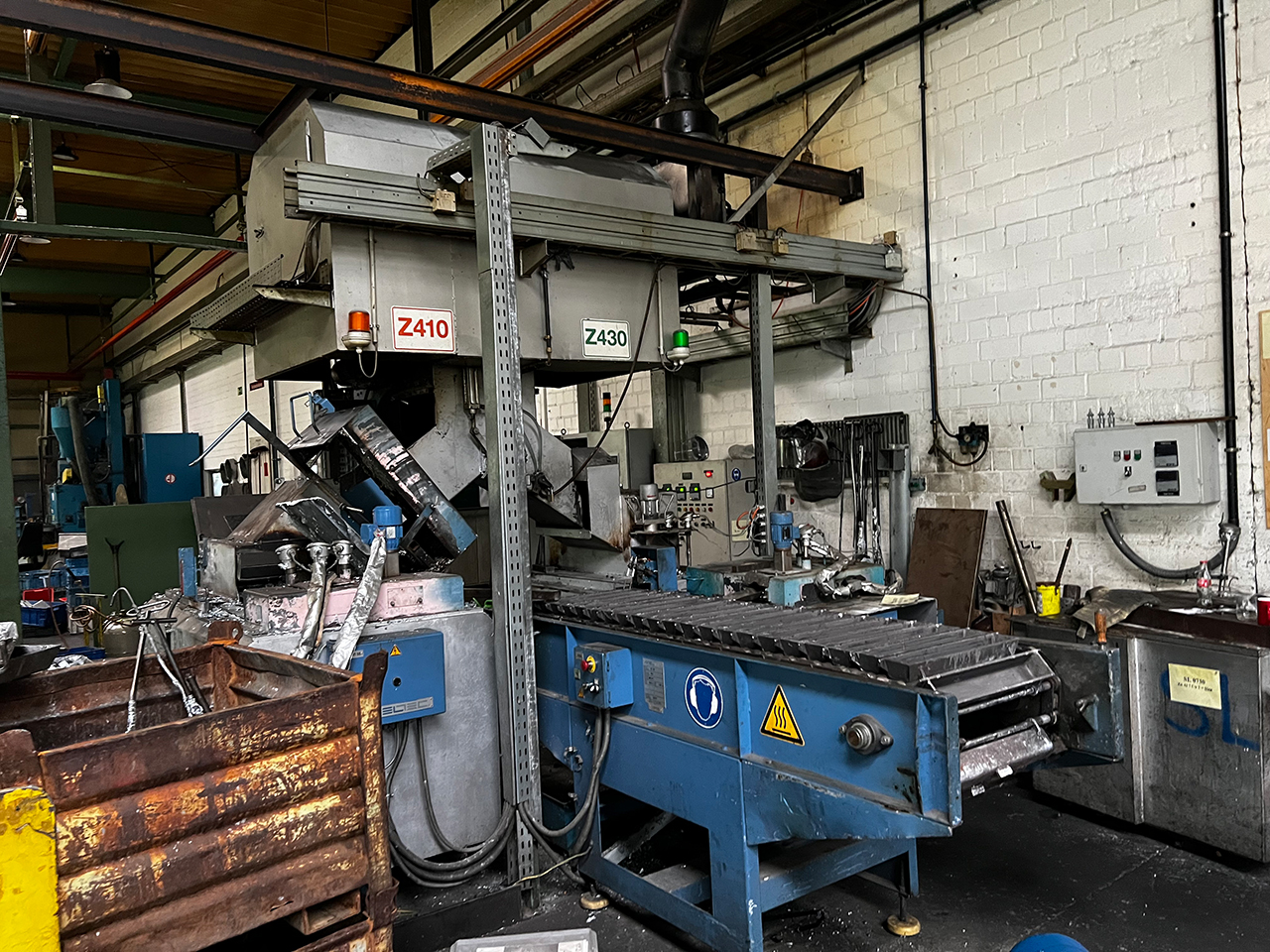 Meltec ZRF 700 E zinc remelting furnace O1830, used Meltec ZRF 700 E zinc remelting furnace O1830, used