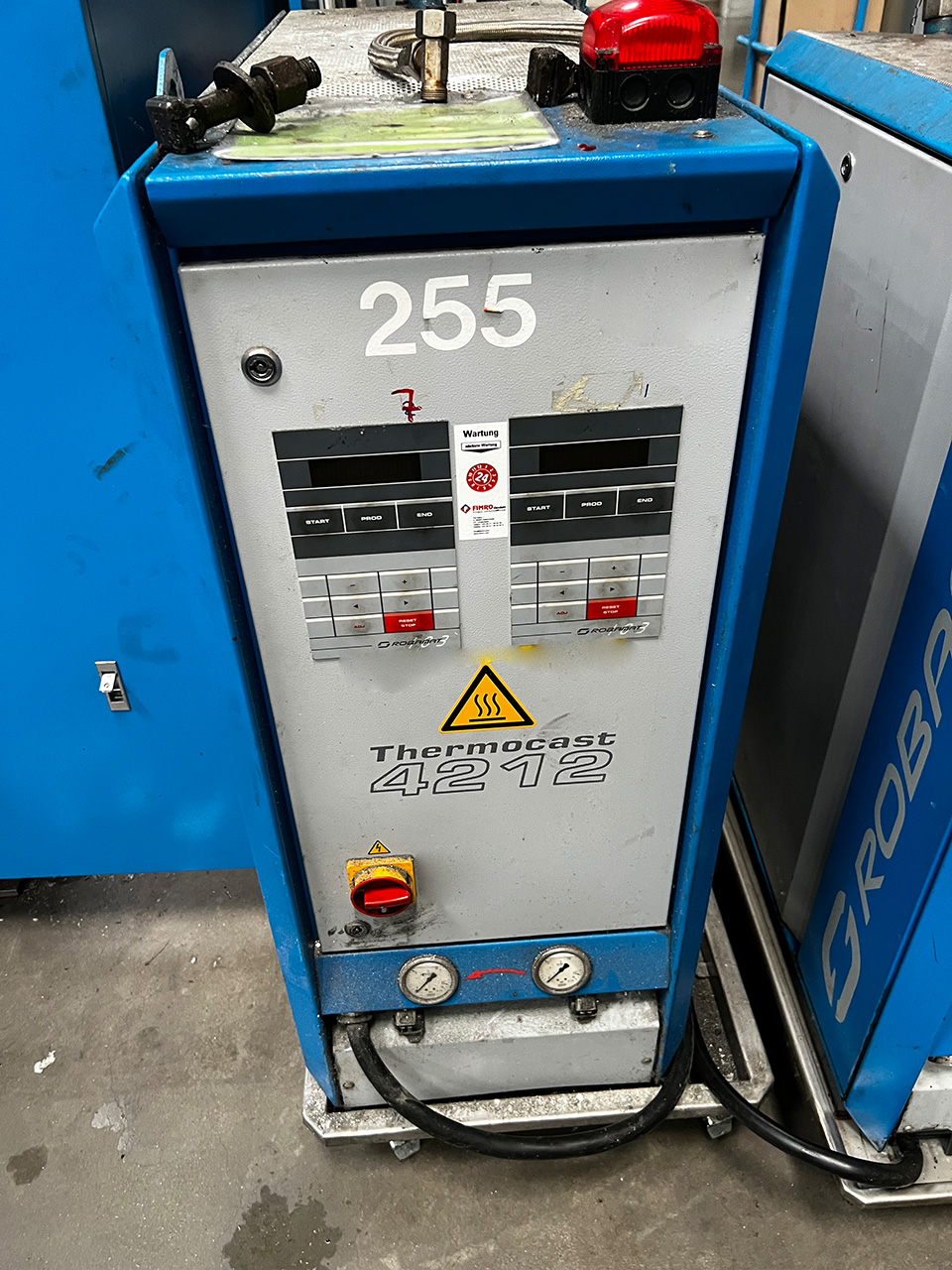 Robamat Thermocast 4212 oil temperature control unit ZU2255, used