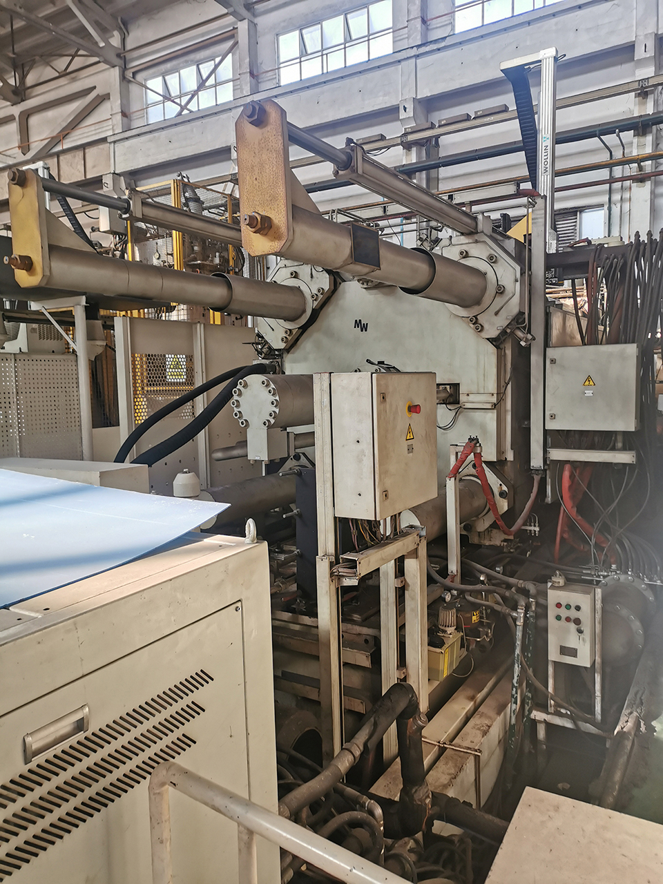 Weingarten-GDK-1600-p5 Müller Weingarten GDK 1600 cold chamber die casting machine KK1577, used