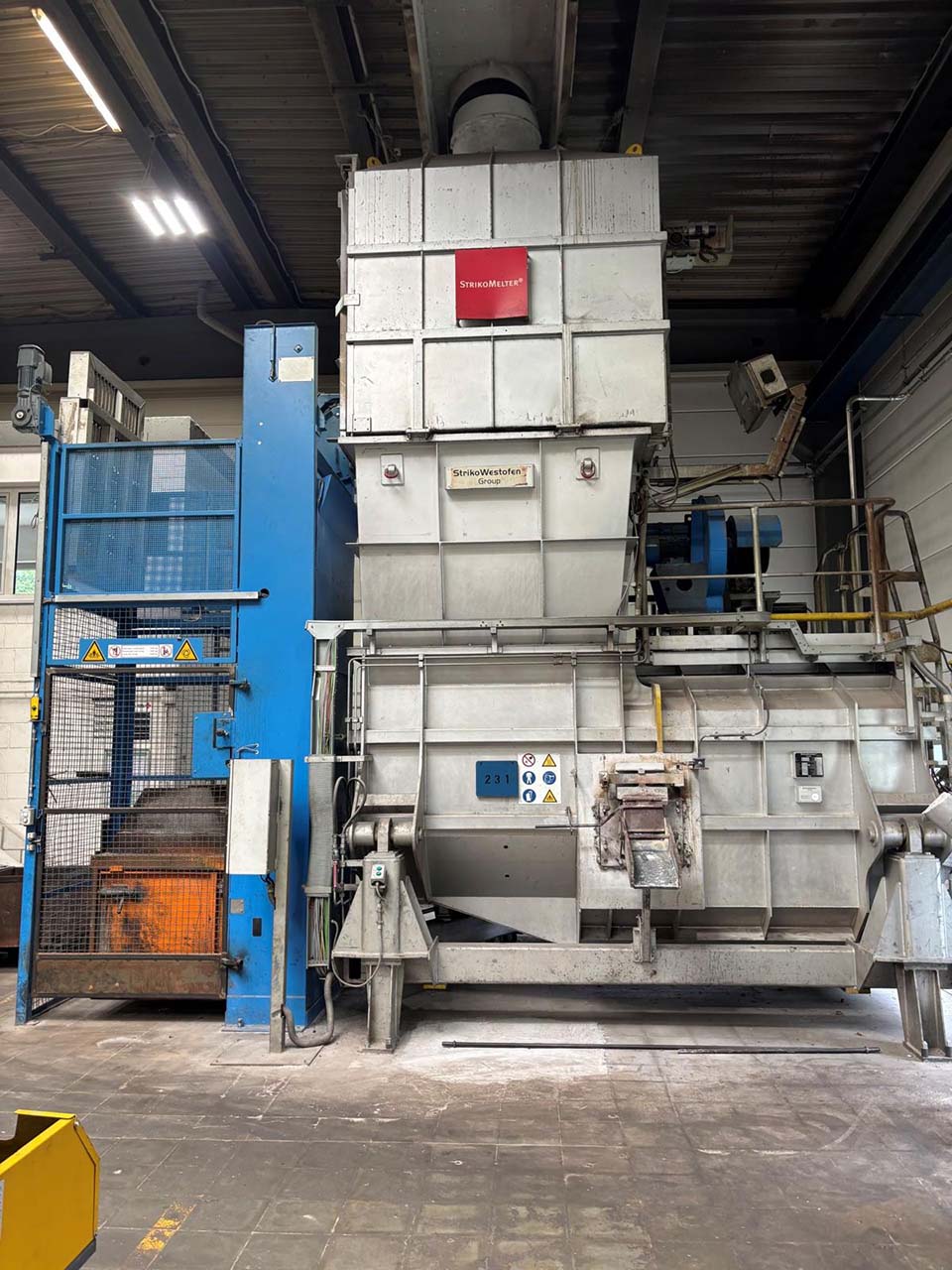 StrikoWestofen MH II-T 3000/2000 G-eg Plus+ melting and holding furnace O1843, used