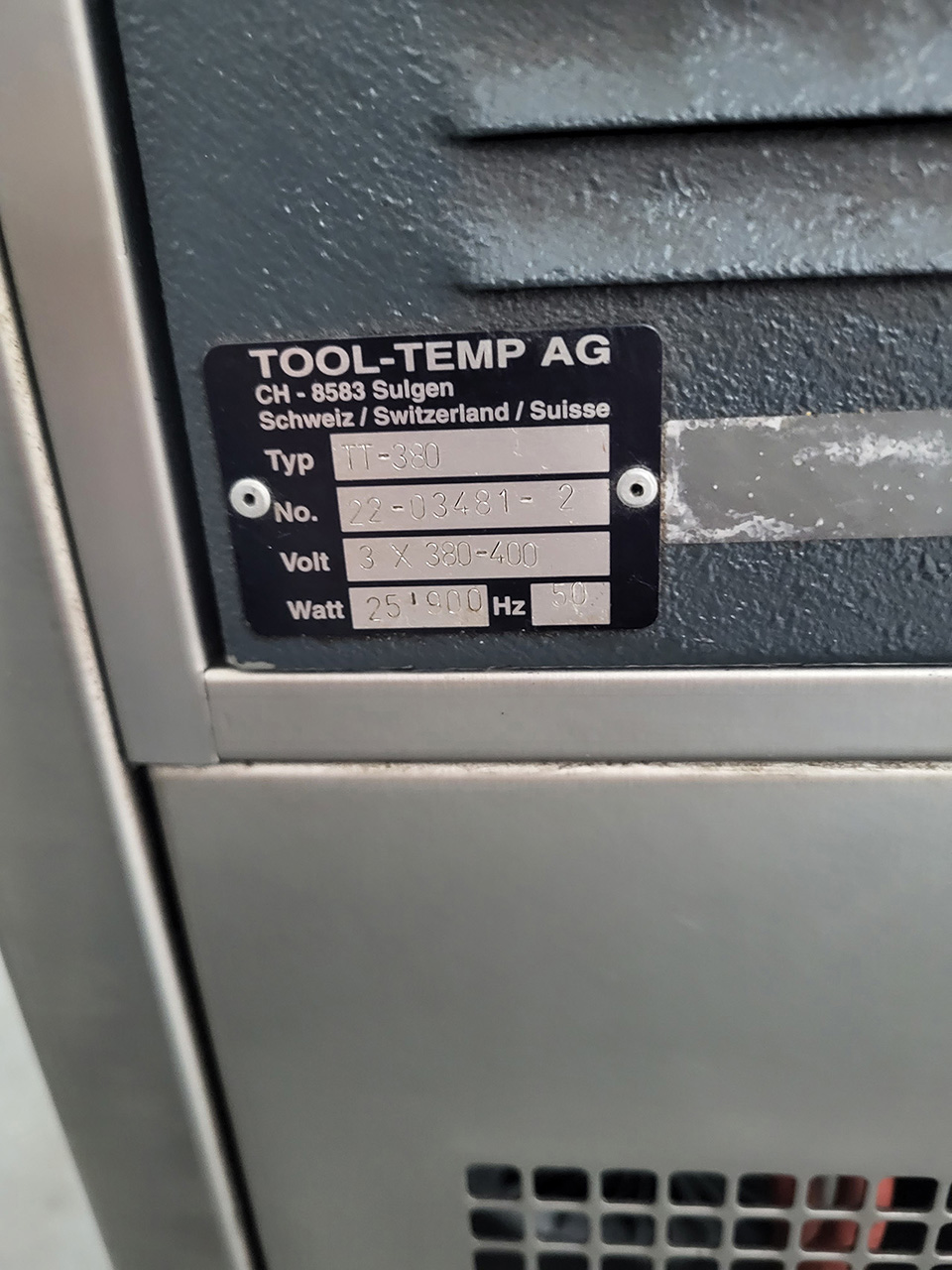 ToolTemp TT-388 temperature control unit ZU2235, used