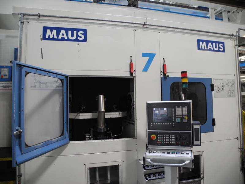Maus drilling- and turning center for aluminium wheels line 7, used