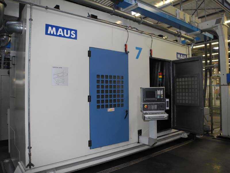 Maus drilling- and turning center for aluminium wheels line 7, used