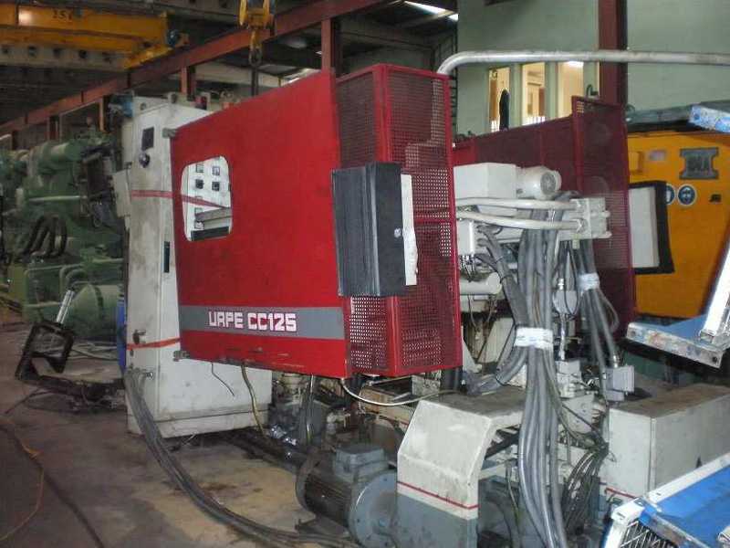 Urpe CC 125 hot chamber die casting machine, used