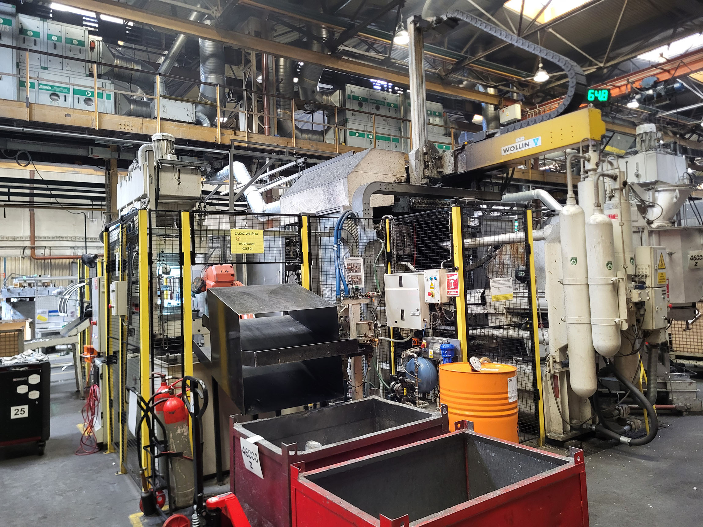 Bühler SC D/84 cold chamber die casting machine KK1695, used