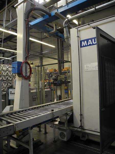 Maus drilling- and turning center for aluminium wheels line 6, used