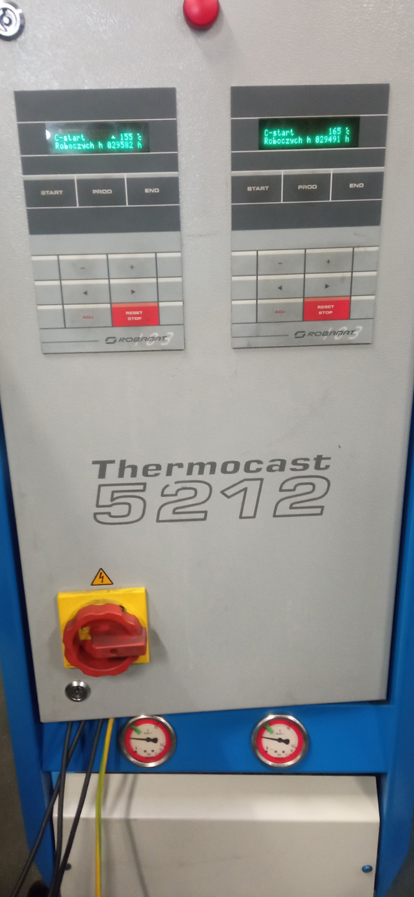 Robamat Thermocast 5212 oil temperature control unit ZU2227, used Robamat Thermocast 5212 oil temperature control unit ZU2227, used