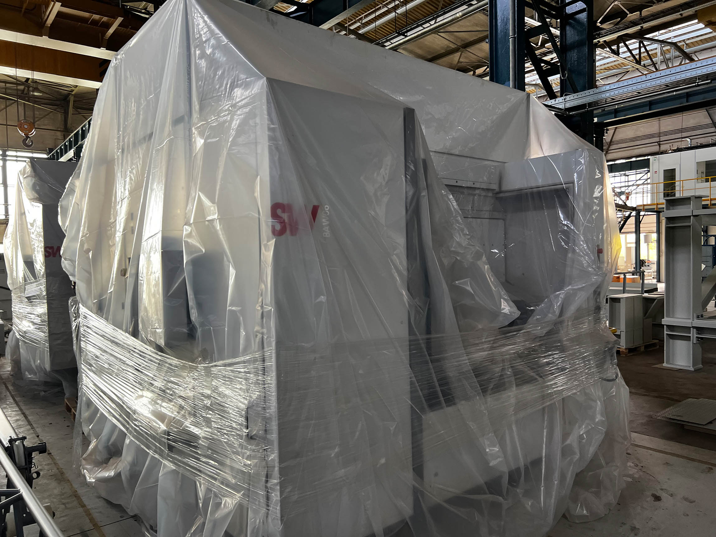 SW BA W06-22 5-axis double-spindle machining centre BA2408, used