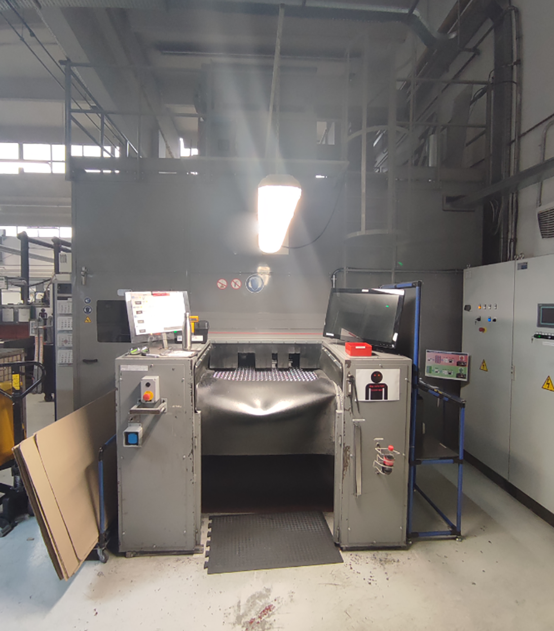 Interflex 1000-8TP1EUB-SM shot blasting machine SA2130, used Interflex 1000-8TP1EUB-SM shot blasting machine SA2130, used