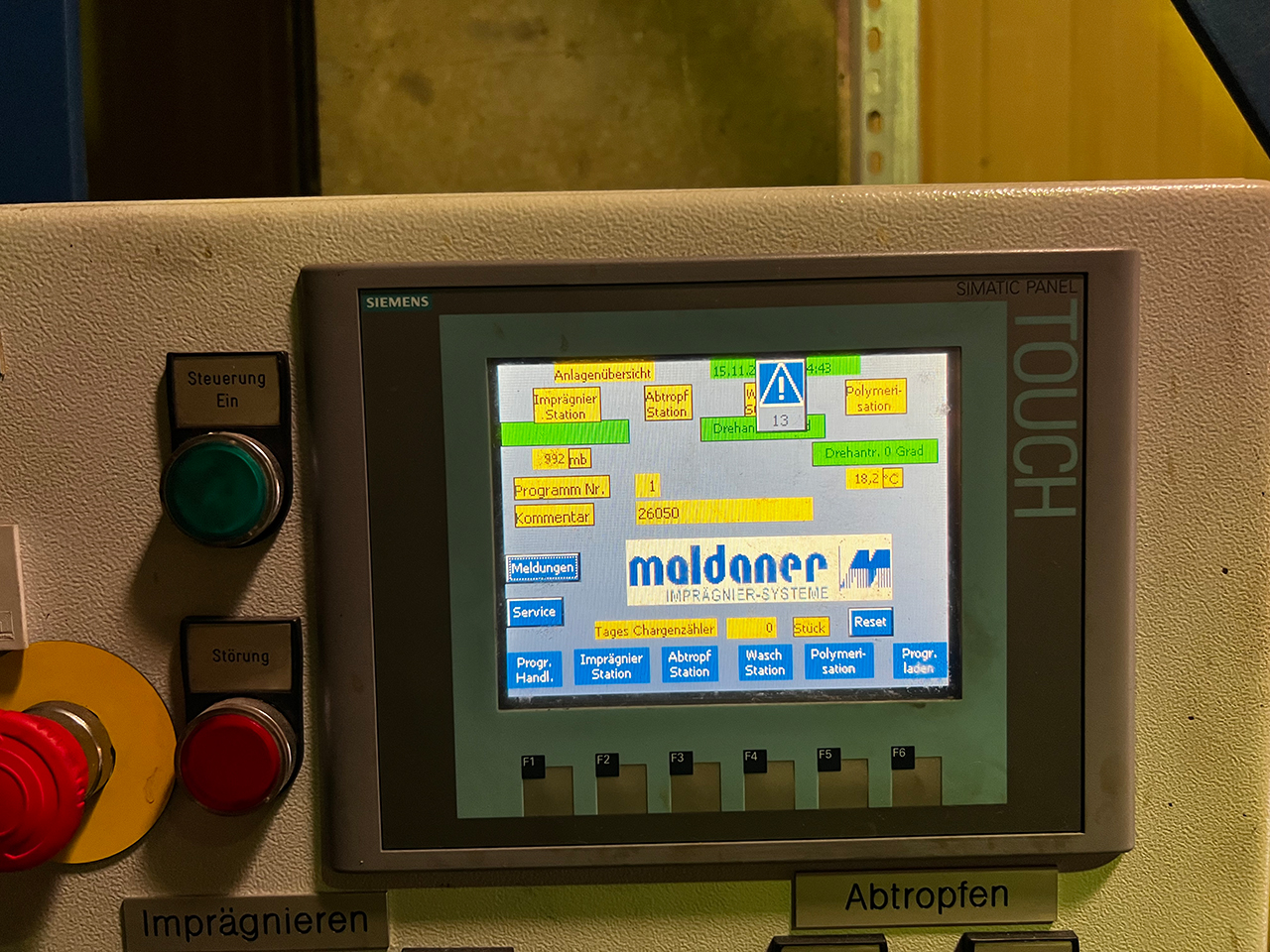 Maldaner 950-1-Hand impregnating plant ZU2229, used Maldaner 950-1-Hand impregnating plant ZU2229, used