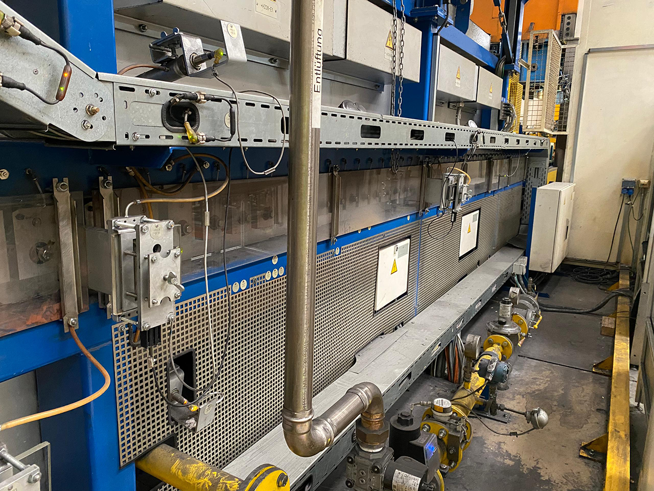 Schwartz roller hearth plate furnace PR2496, used Schwartz roller hearth plate furnace PR2496, used