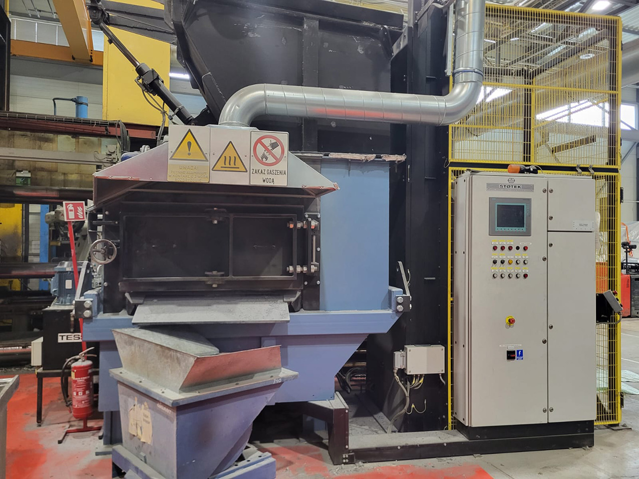 STOTEK SMGS 0.5 - 1.5 melting and holding furnace O1842, used STOTEK SMGS 0.5 - 1.5 melting and holding furnace O1842, used