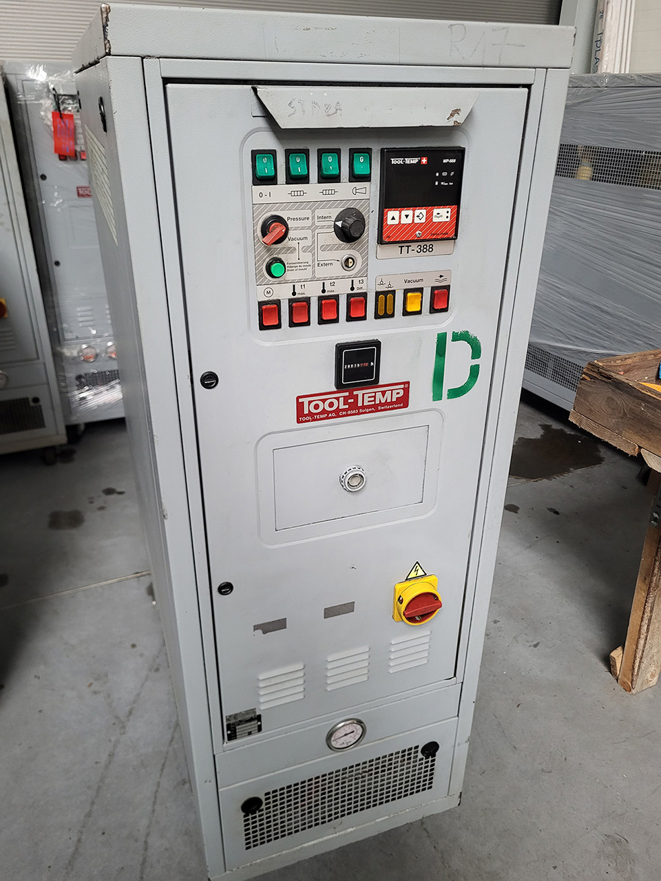 ToolTemp TT-388 temperature control unit ZU2230, used ToolTemp TT-388 temperature control unit ZU2230, used