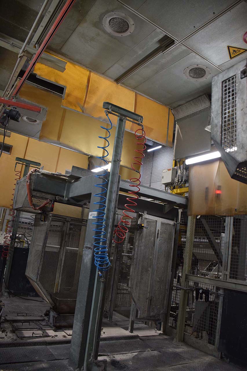 Rauch magnesium melting department, used