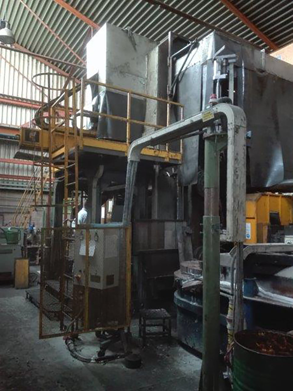 MPG TST 1600 cold chamber die casting machine KK1399, used