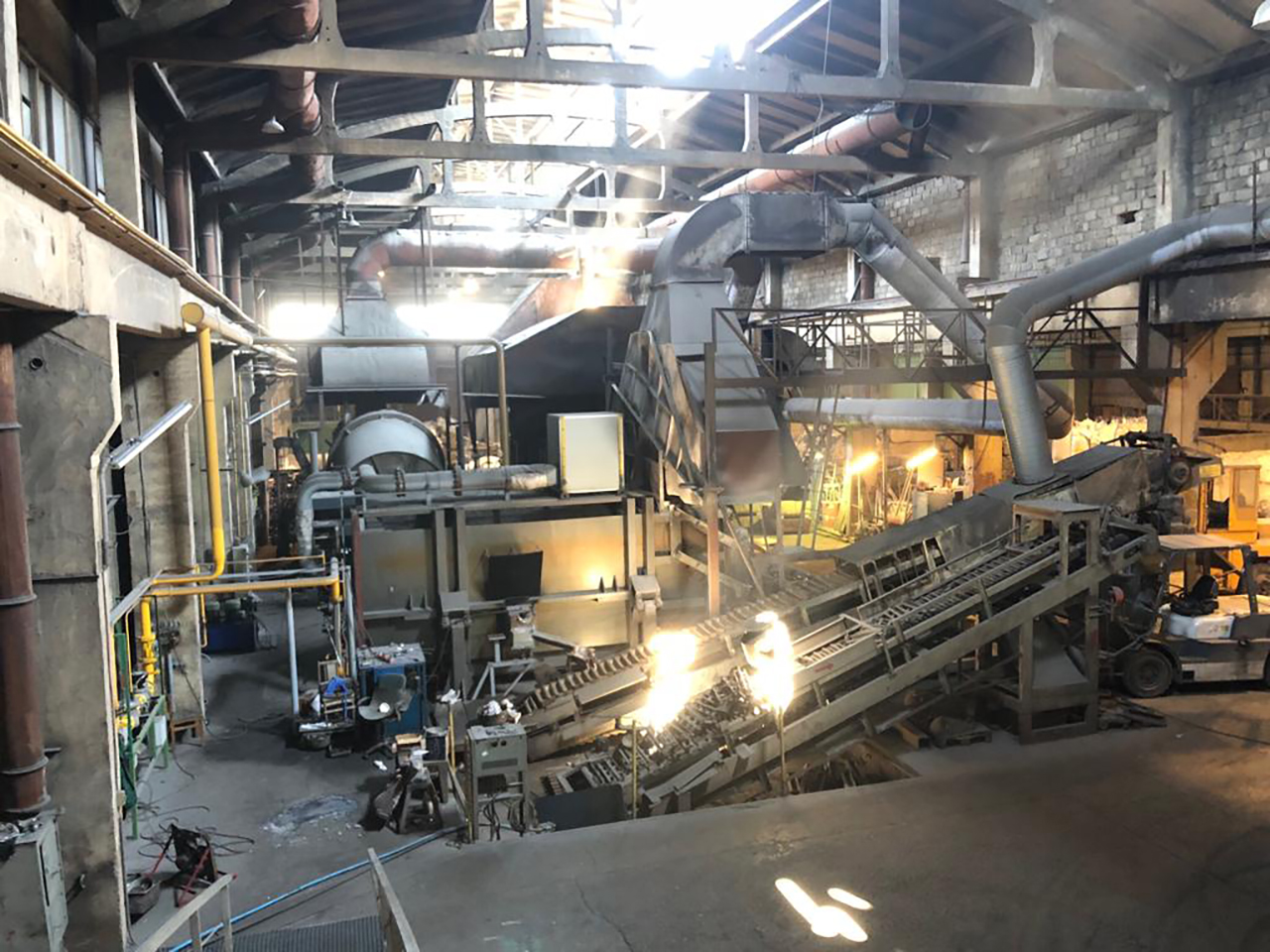 Aluminium recycling plant O1669, used