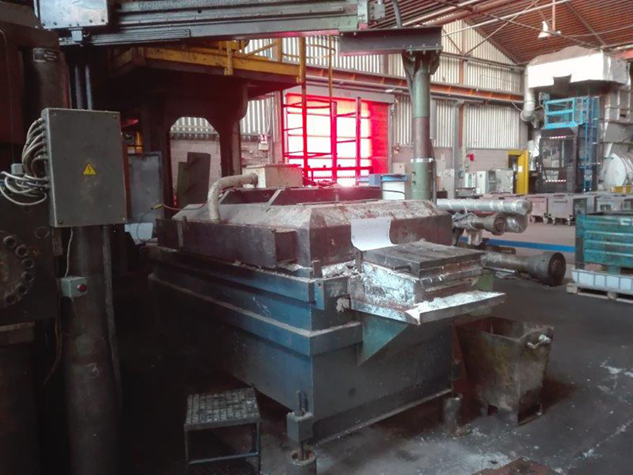 MPG TST 1600 cold chamber die casting machine KK1398, used