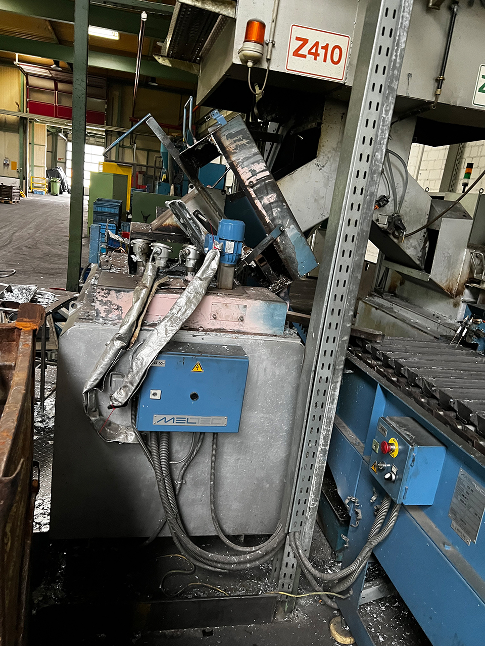 Meltec ZRF 700 E zinc remelting furnace O1830, used Meltec ZRF 700 E zinc remelting furnace O1830, used