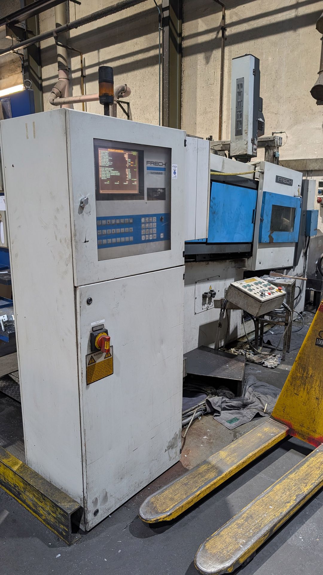 Sale of used Frech DAW 125 S DV die casting machine