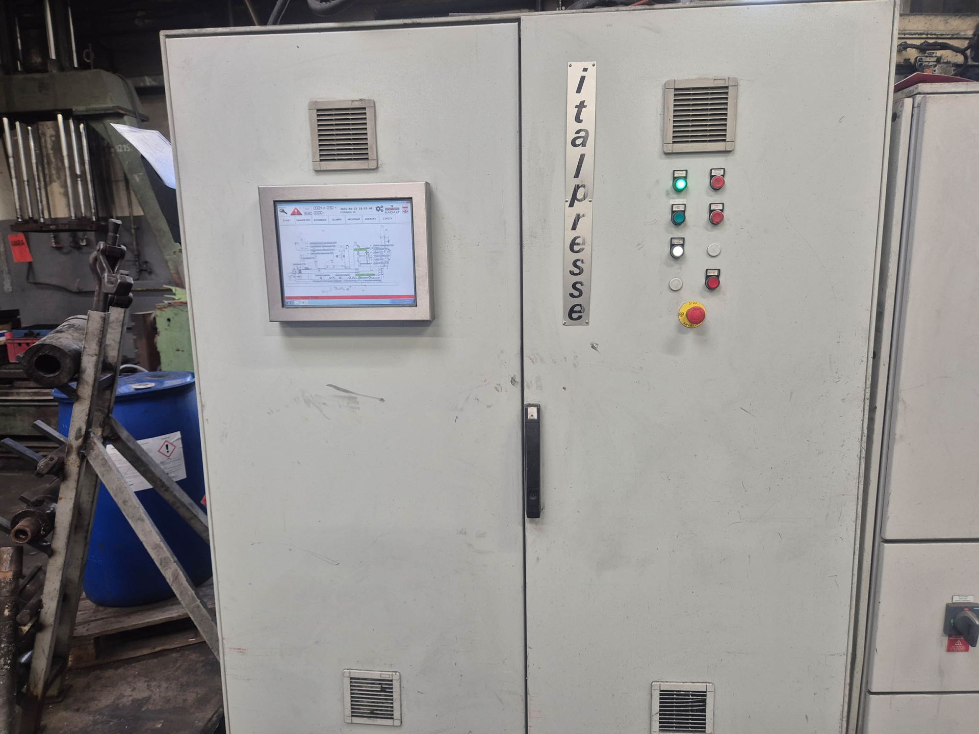 Sale of used Italpresse IP 500 cold chamber die casting machine KK1711
